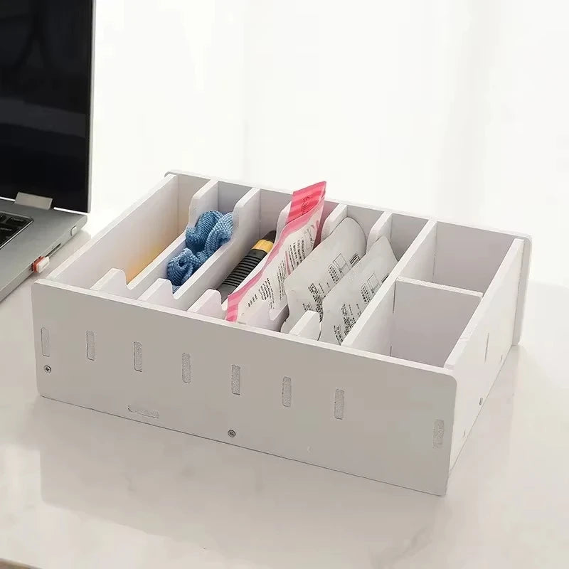 SWANS Plastic Desktop Organizer Drawer & Cash Change Box Desktop Storage Organizer SWANS