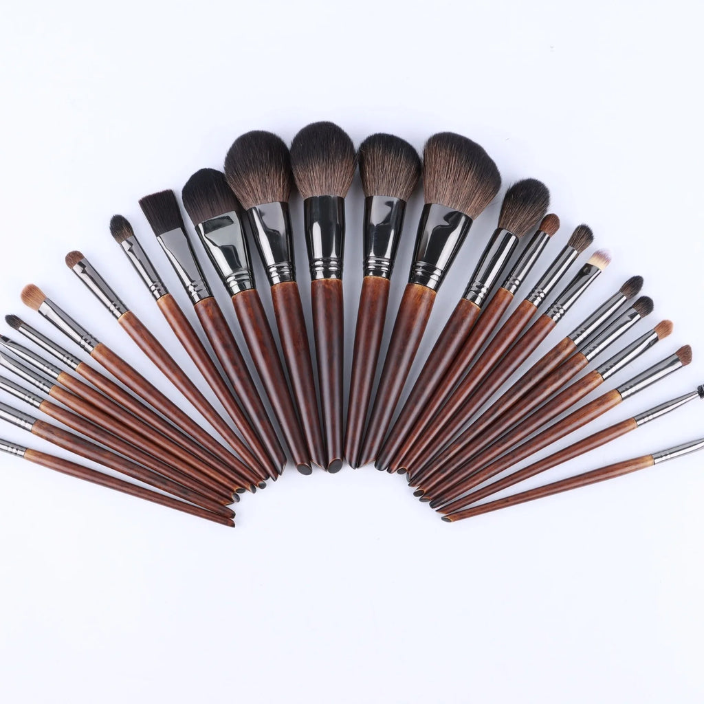 26-Piece Professional Makeup Brush Set – Natural Hair Kit Makeup Brush Set SWANS