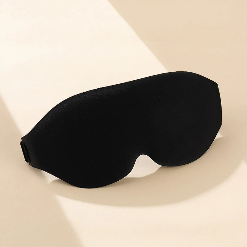 3D Sleep Mask – Memory Foam Light-Blocking Eye Mask Sleep Eye Mask SWANS Black