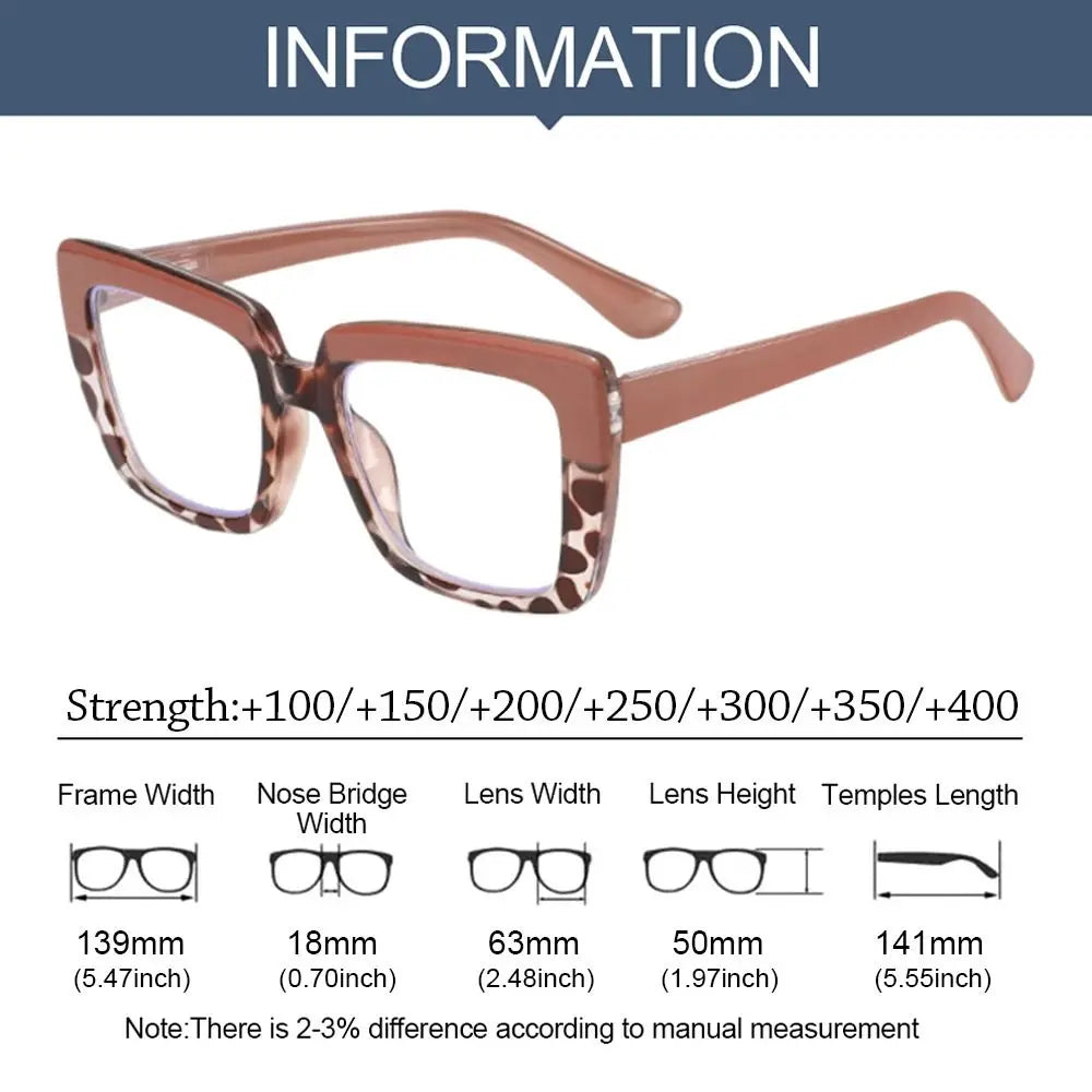 Blue Light Blocking Reading Glasses – Large Frame Ultralight Reading Glasses SWANS