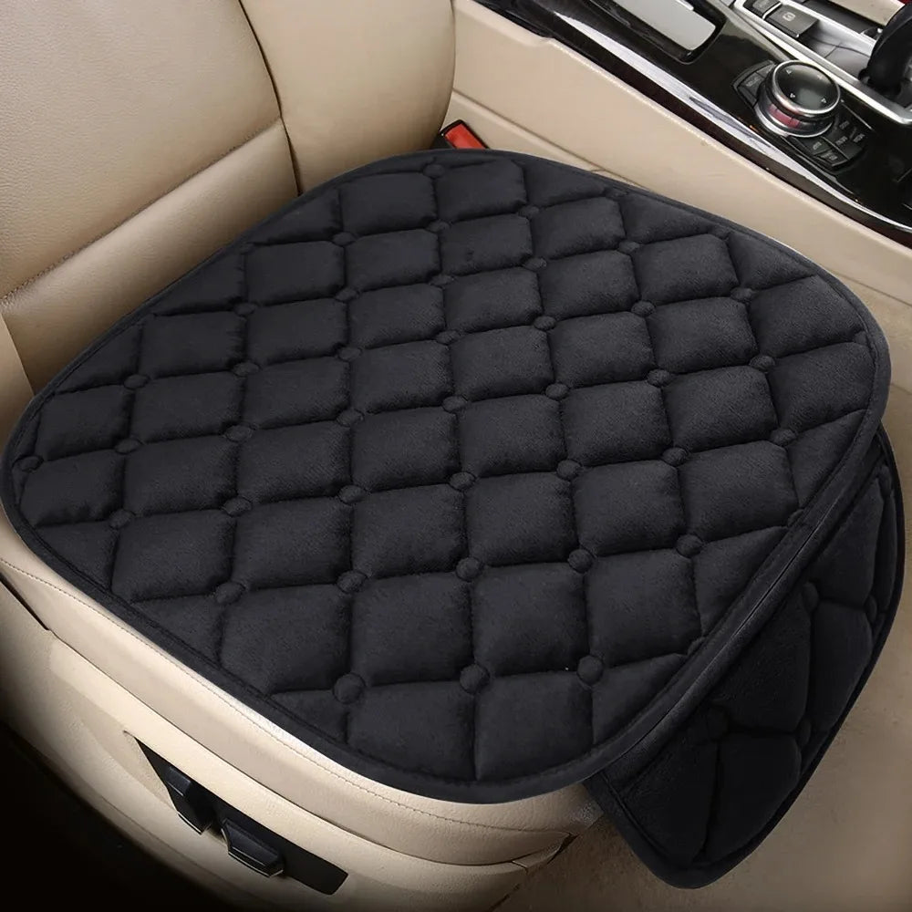 Universal Anti-Slip Car Seat Cushion – All-Season Front Cover Car Seat Cushion SWANS Black