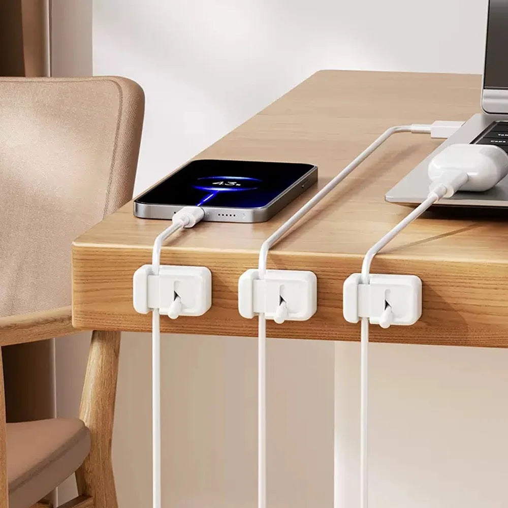 Cable Management Clips – Desk Mouse & Charging Cable Organizer Cable Management Clips SWANS