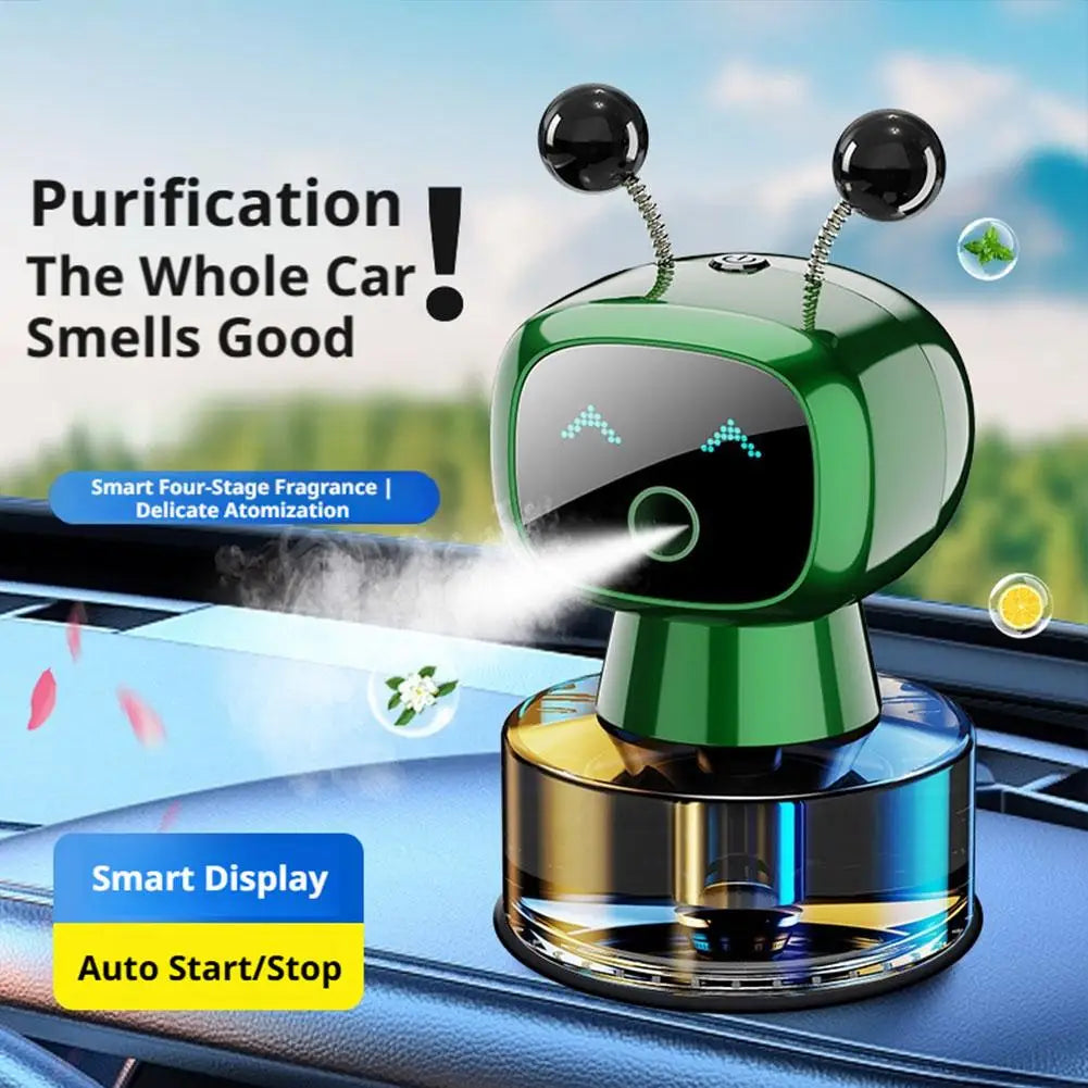 Smart Car Aromatherapy Diffuser – Robot Design Auto Air Freshener Car Aromatherapy Diffuser SWANS