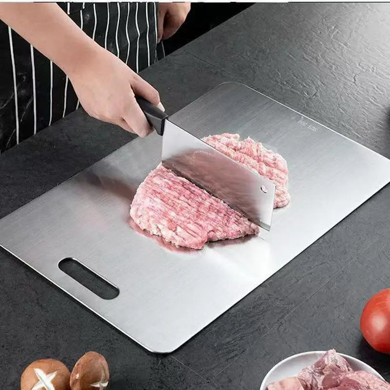 SWANS Stainless Steel Double-Sided Cutting & Dough Board Cutting Board SWANS