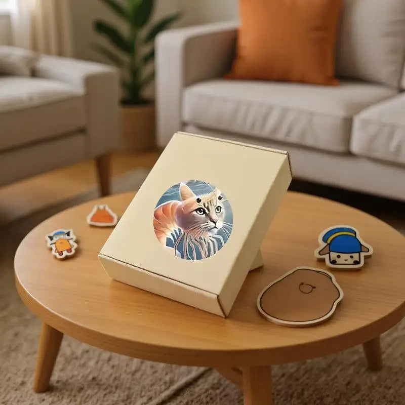 500pcs Italian Brainrot Meme Stickers Roll – DIY Laptop Decals Decorative Sticker Roll SWANS