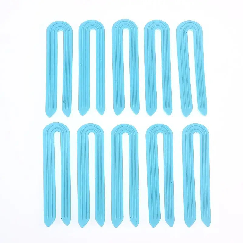 10-Pack U-Shape Hair Perm Clips – Heat-Resistant Styling Hair Styling Clips SWANS Blue
