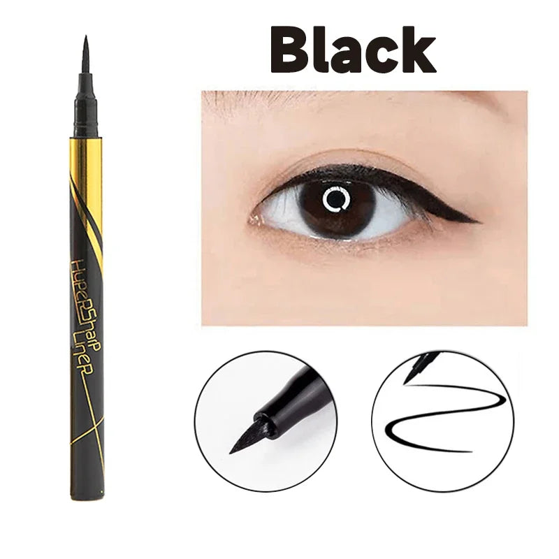 YANQINA 36H Waterproof Liquid Eyeliner Pen – Smudge-Proof Black Liquid Eyeliner Pen SWANS style2-01-1pc