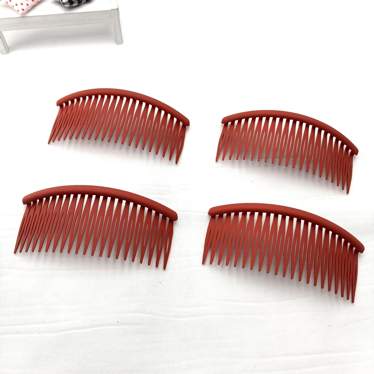 Vintage Curved Hair Side Combs 21 Teeth – 4/8/12 Pack Women Hair Side Combs SWANS 4 PCS E