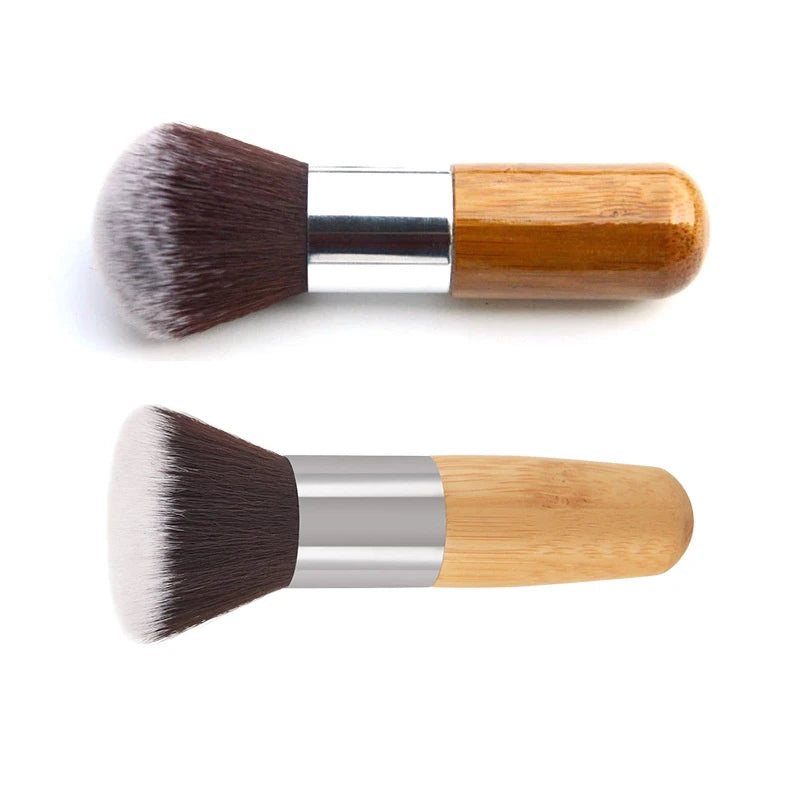 KuZHEN Flat Top Makeup Brush – Foundation, Blush & Powder Makeup Brush SWANS
