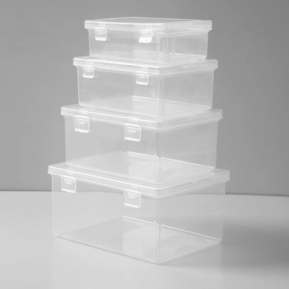Large Transparent Storage Box with Lid – Dustproof Organizer Storage Organizer Box SWANS