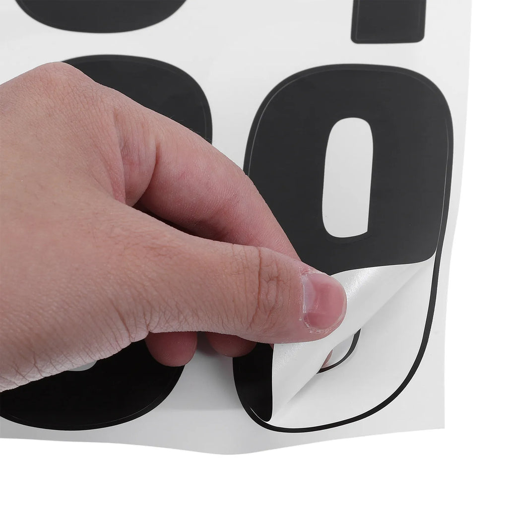 Waterproof House Number Stickers – 8 Sheets, Mailbox & Door Address Number Stickers SWANS