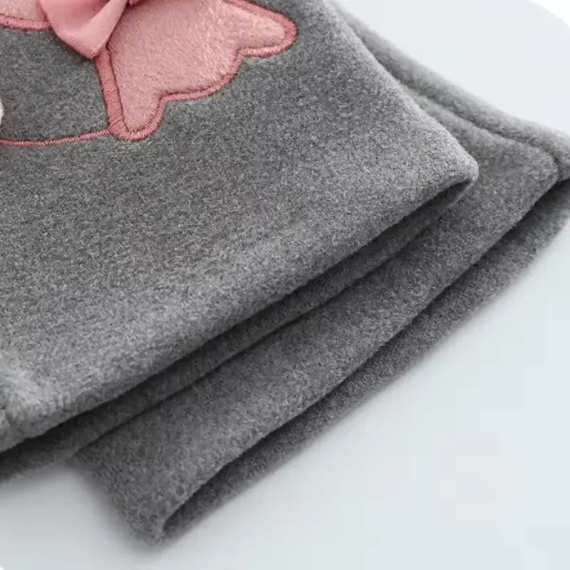 Women's Cartoon Cat Touch Screen Winter Gloves – Windproof Winter Gloves SWANS