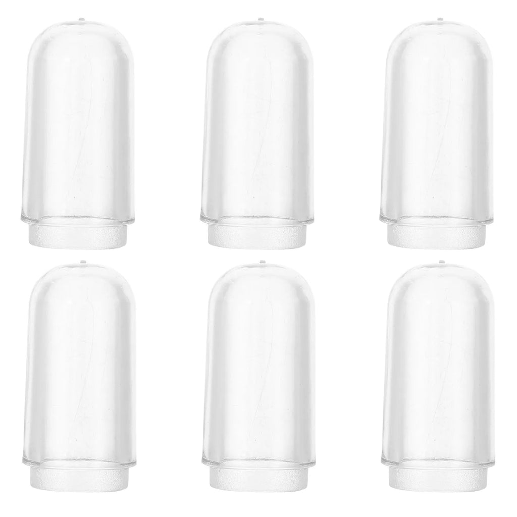 6-Pack Clear Plastic Bulb Covers – Fridge & Range Hood Light Bulb Cover SWANS