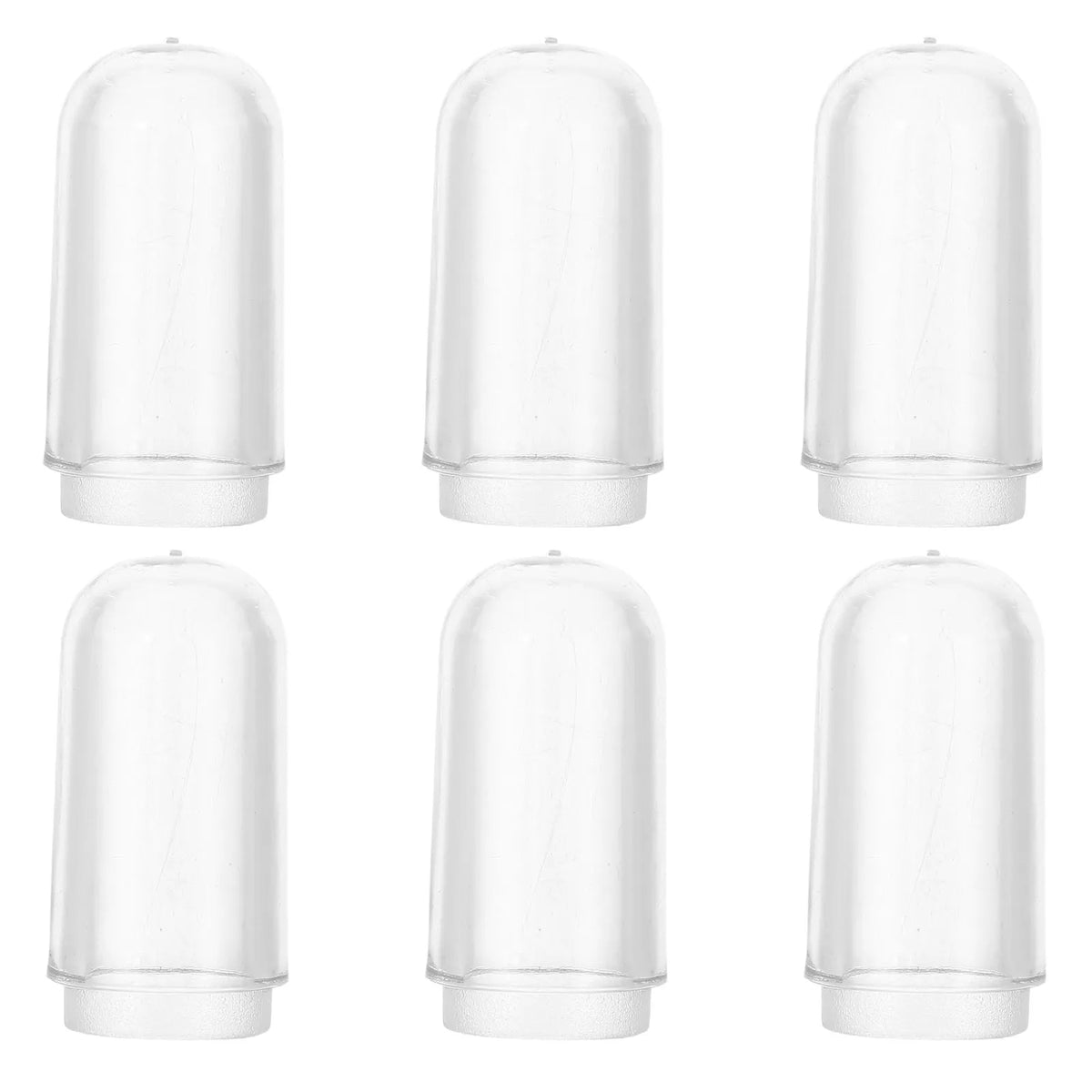 6-Pack Clear Plastic Bulb Covers – Fridge & Range Hood Light Bulb Cover SWANS