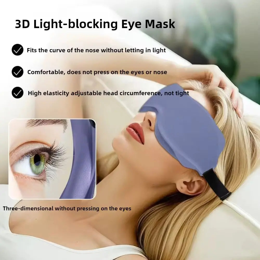 SWANS 3D Blackout Sleep Mask – Soft Eye Mask for Travel Sleep Eye Mask SWANS