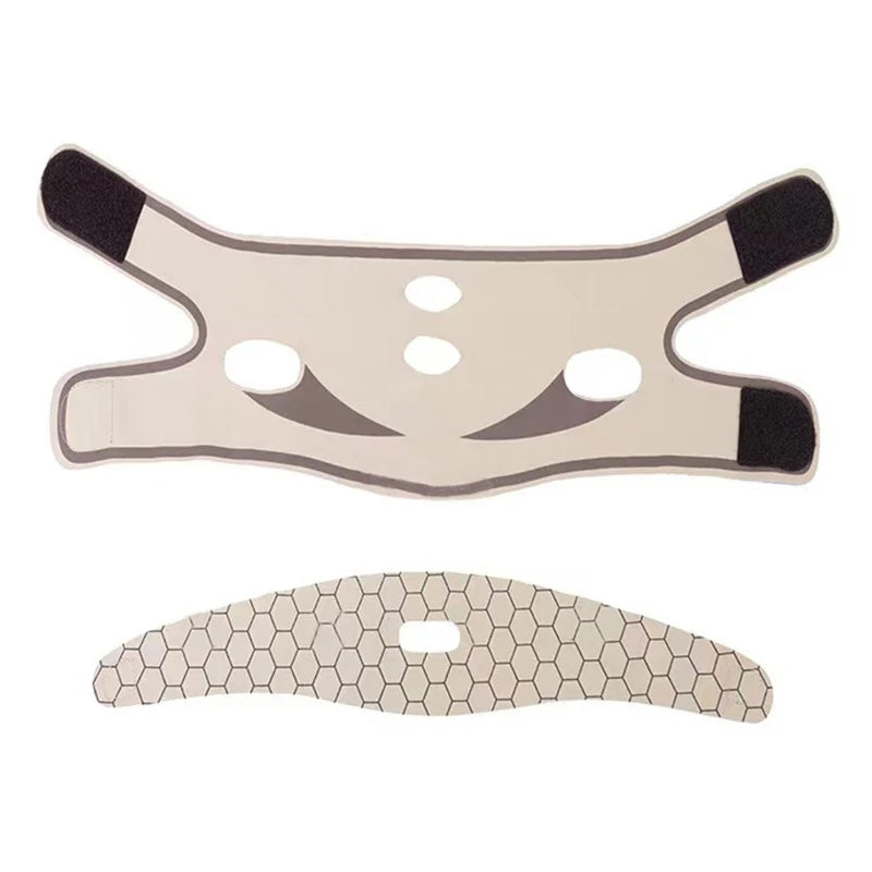 V-Line Face Lifting Bandage – Chin & Cheek Contouring Strap Face Contouring Strap SWANS colour of skin