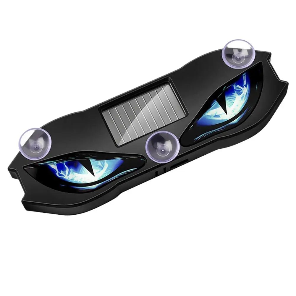 Solar Devil Eye Car Neon Light – Wireless Atmosphere Lamp Car Atmosphere Light SWANS blue