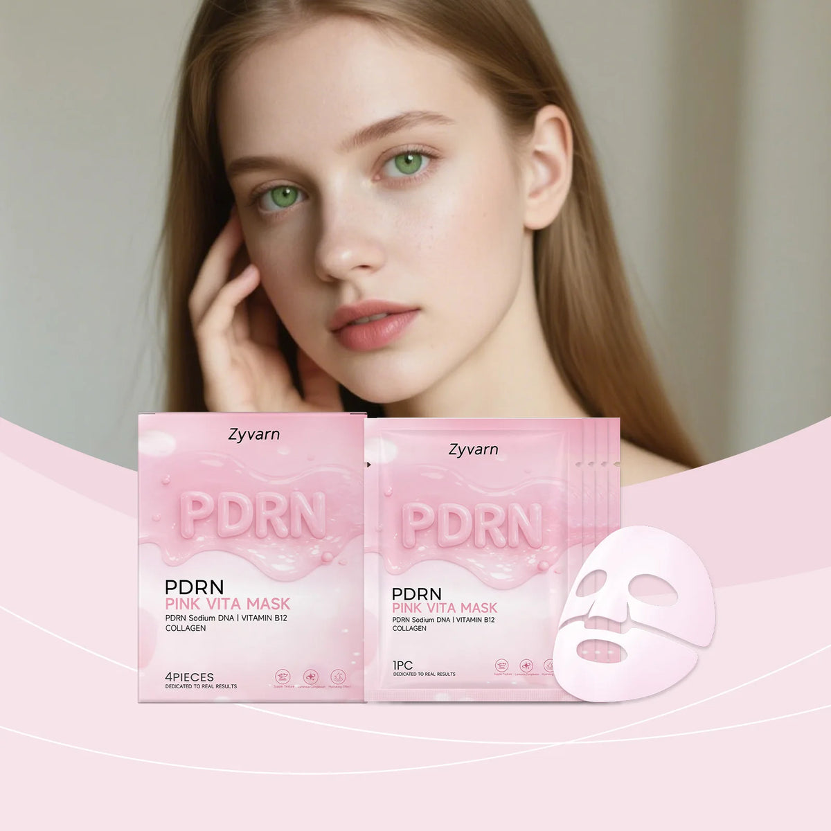 ZYVARN Collagen Face Mask – Firming, Hydrating & Brightening Collagen Face Mask SWANS