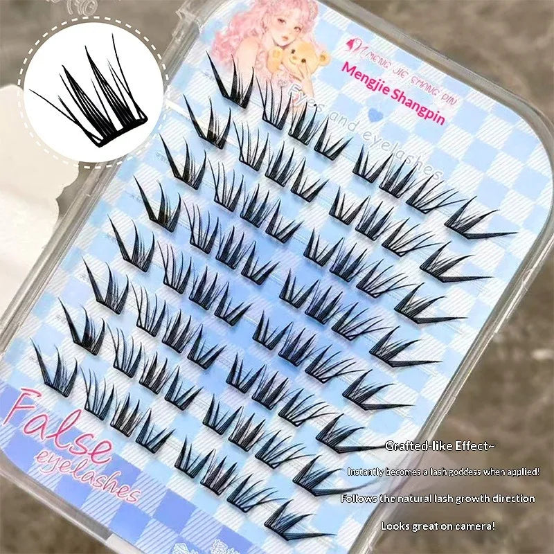 Self-Adhesive False Eyelashes – No Glue Voluminous Lashes False Eyelashes SWANS