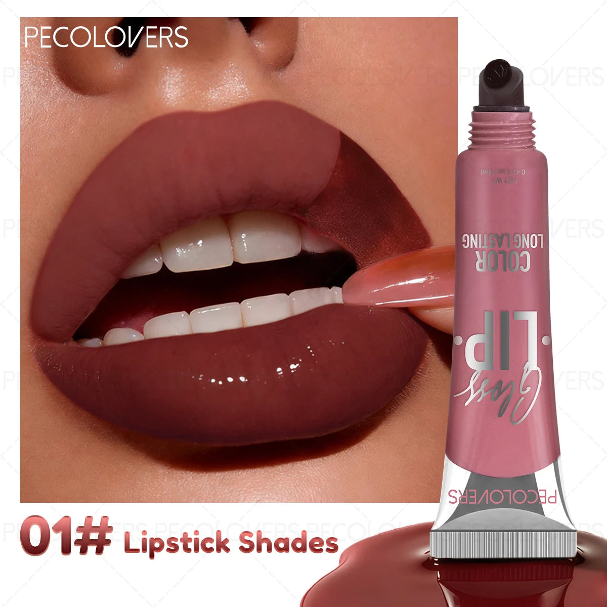 Waterproof Peel-Off Lip Gloss – High Pigment Non-Sticky Lip Gloss SWANS 01