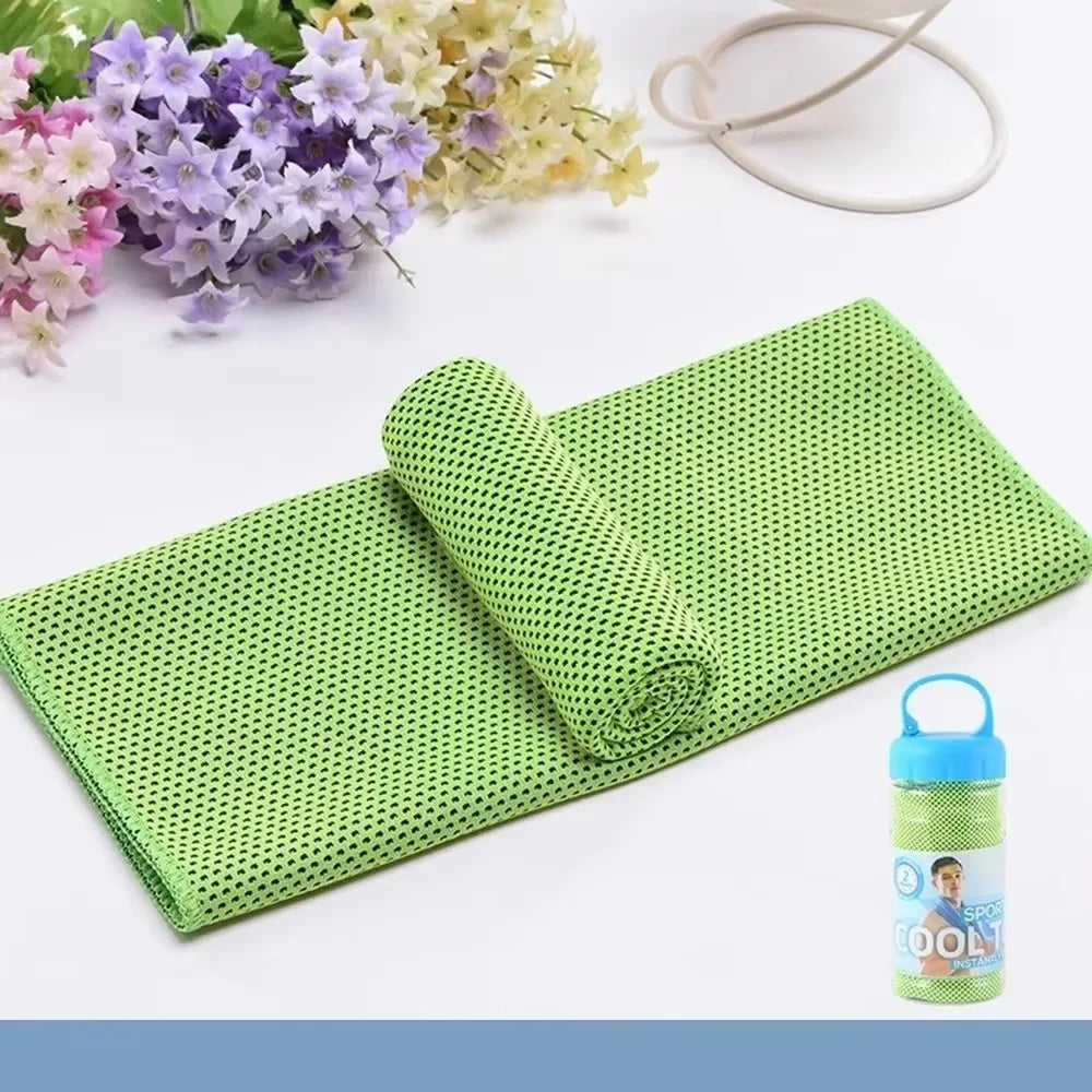 SWANS Cooling Towel – Quick-Dry Breathable Beach & Sport Cooling Sport Towel SWANS Green