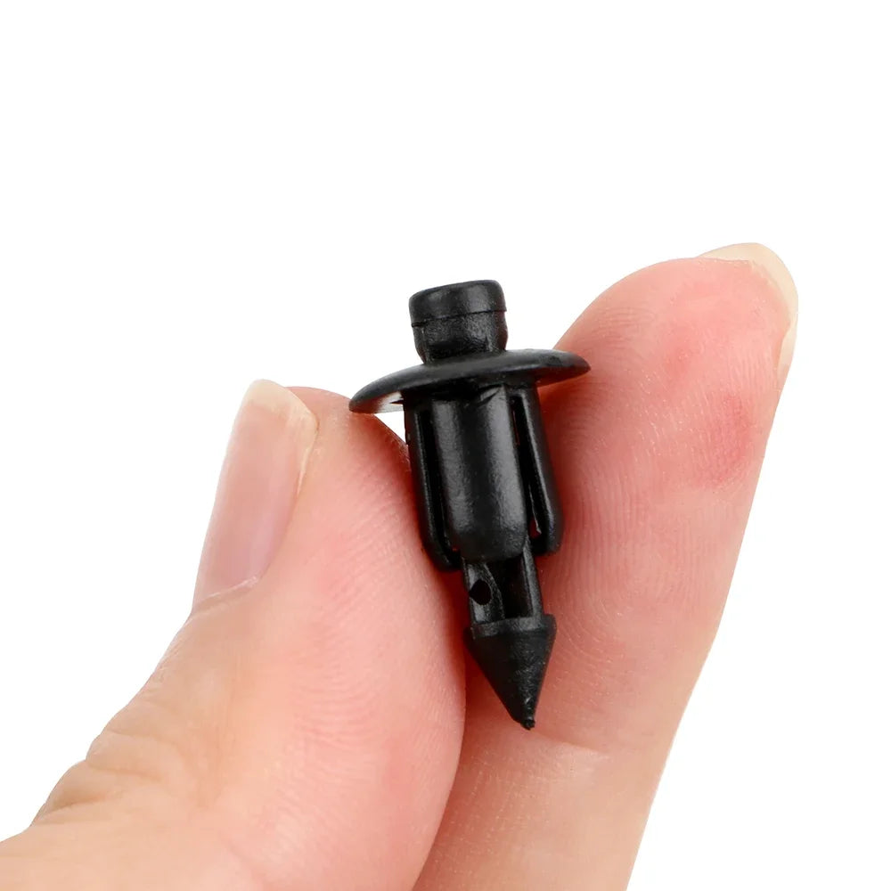 50-Pack 7mm Plastic Door Trim Panel Clips – Universal Car Fit Automotive Trim Clips SWANS