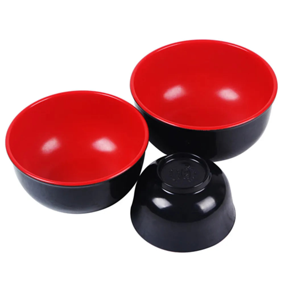 WINOMO 2-Pack Melamine Rice & Soup Bowls 4.5" Lightweight Set Melamine Dining Bowls SWANS