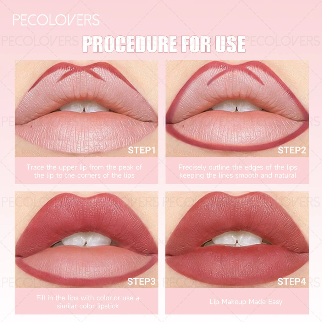 Matte Lip Liner – Long-Lasting Waterproof Lip Pencil Lip Liner SWANS