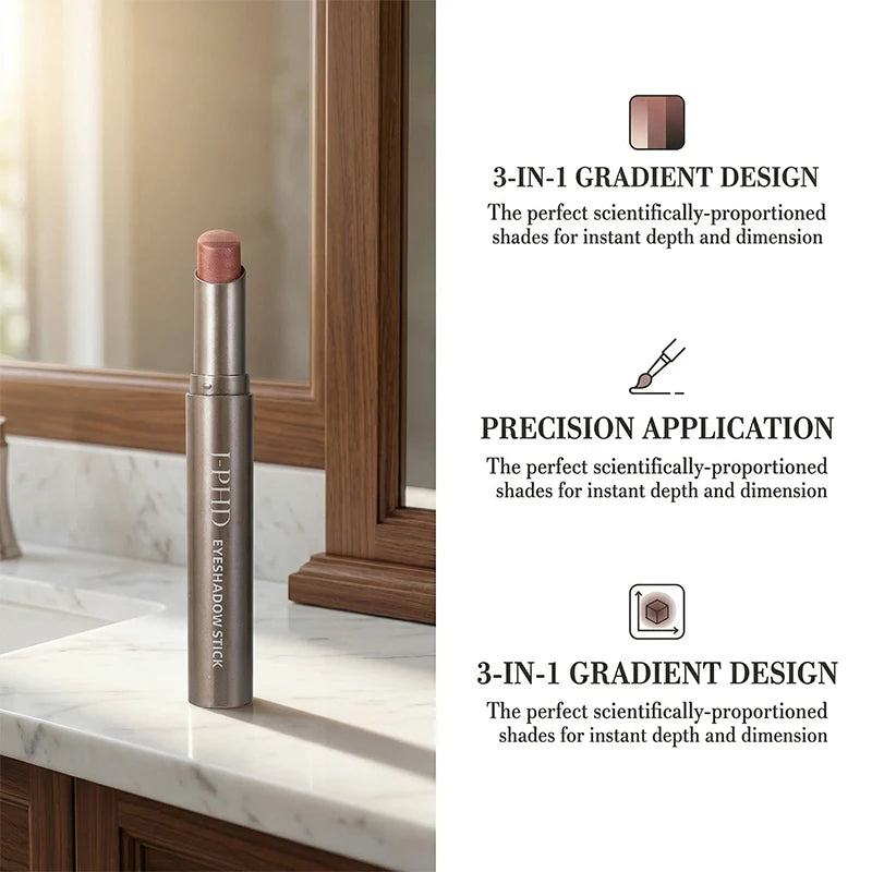 3-in-1 Gradient Eyeshadow Stick – Waterproof Cream Eye Pen Eyeshadow Stick SWANS