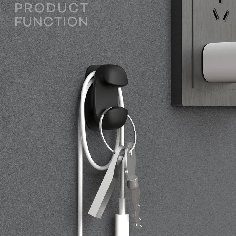SWANS Silicone Kitchen Hook – Spoon, Cable & Key Organizer Kitchen Storage Hook SWANS