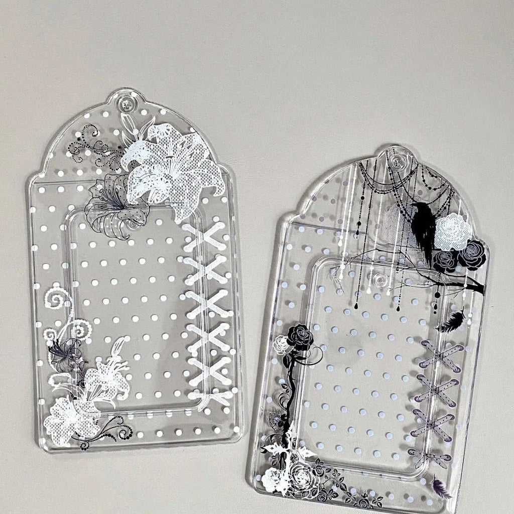 Transparent PVC Card Holder Bag Charm – Campus ID & Collectible Card Holder Charm SWANS