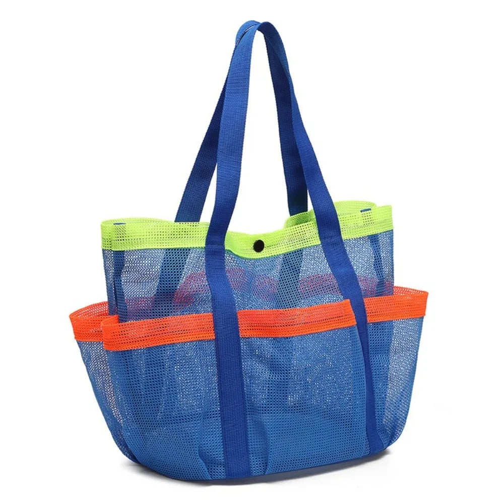 SWANS Mesh Beach Tote Bag – Foldable Quick-Dry Large Capacity Mesh Beach Tote Bag SWANS