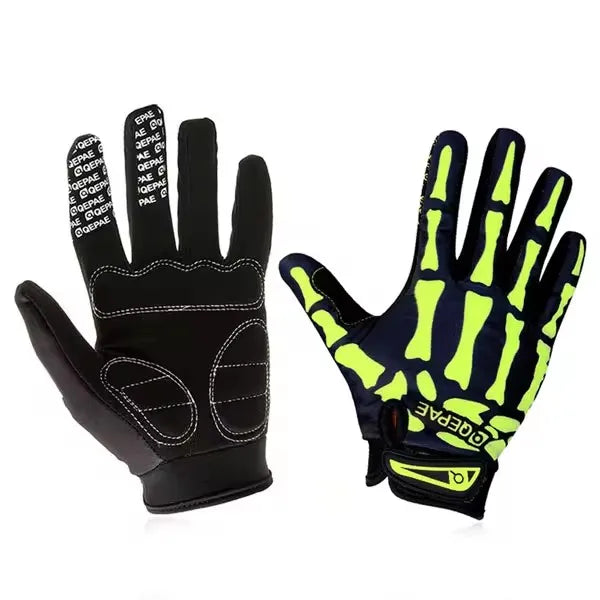 SWANS Full Finger Cycling Gloves GEL Mesh – Men & Women Cycling Gloves SWANS Green XL
