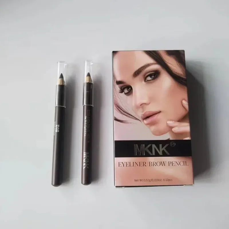 SWANS Wooden Eyebrow & Eyeliner Pencil – Waterproof Long Wear Eyebrow & Eyeliner Pencil SWANS