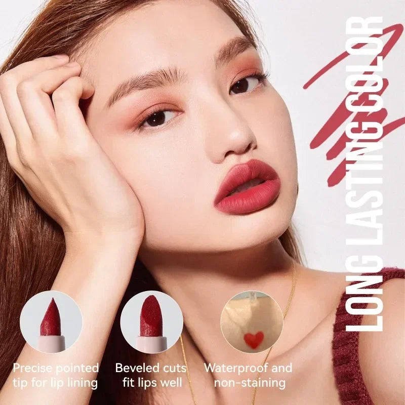 Waterproof Matte Lip Liner Marker Pen Lipstick Set – 4pcs Lip Liner Set SWANS