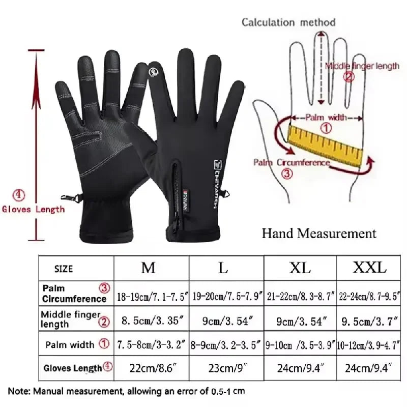Touch Screen Waterproof Winter Cycling Gloves | SWANS Winter Cycling Gloves SWANS
