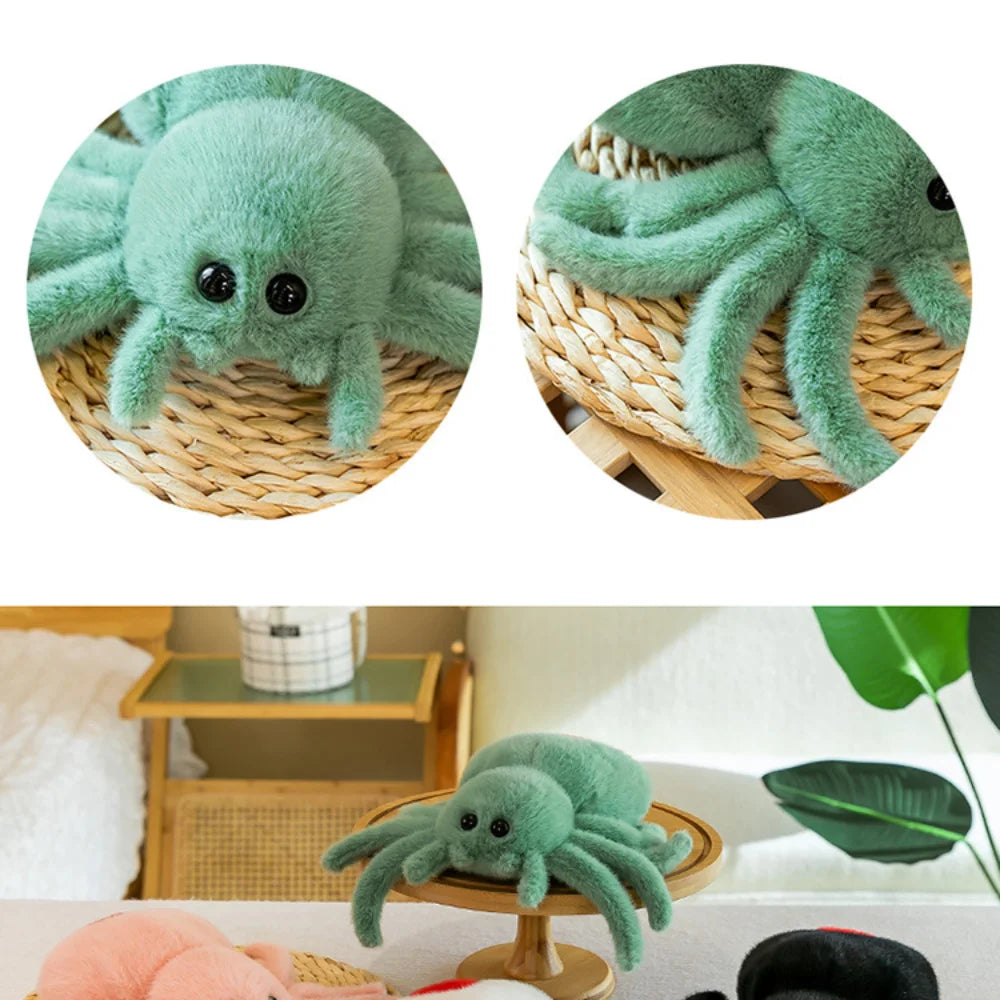 25cm Jumping Spider Plush Toy – Cute Realistic Stuffed Doll Plush Stuffed Toy SWANS