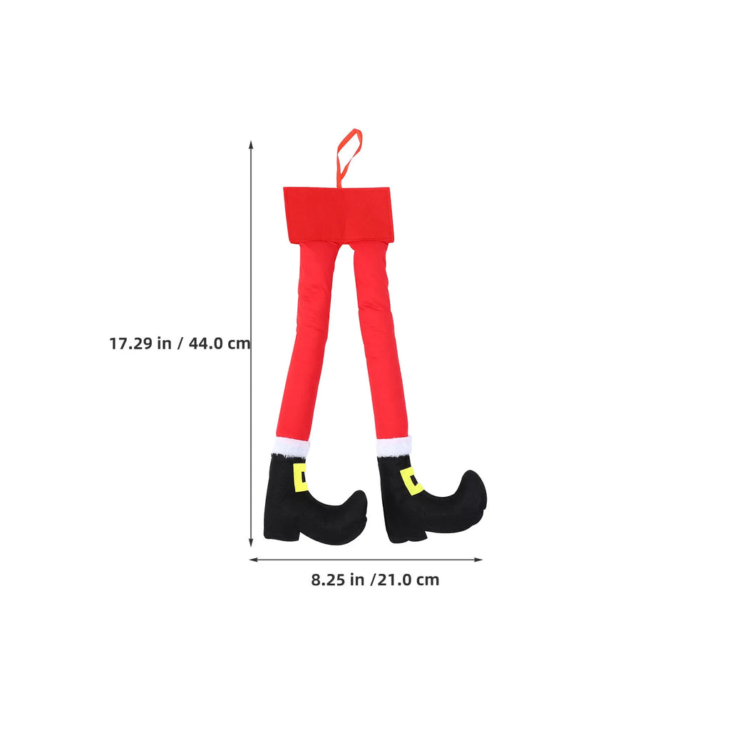 3-Pack Stuffed Christmas Elf Leg Ornaments 17.3" – Holiday Decor Christmas Elf Ornaments SWANS