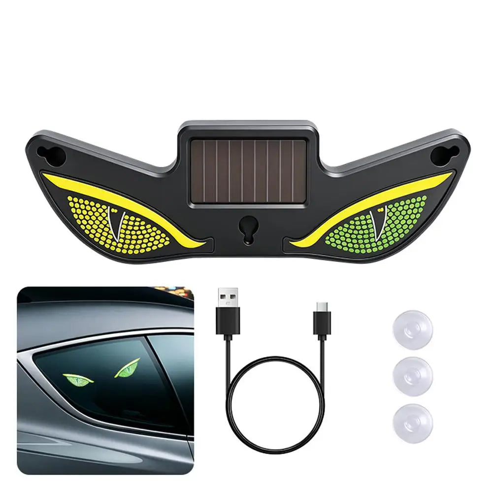 Solar Demon Eye Car LED Atmosphere Light | Dual Charge Car Atmosphere Light SWANS B