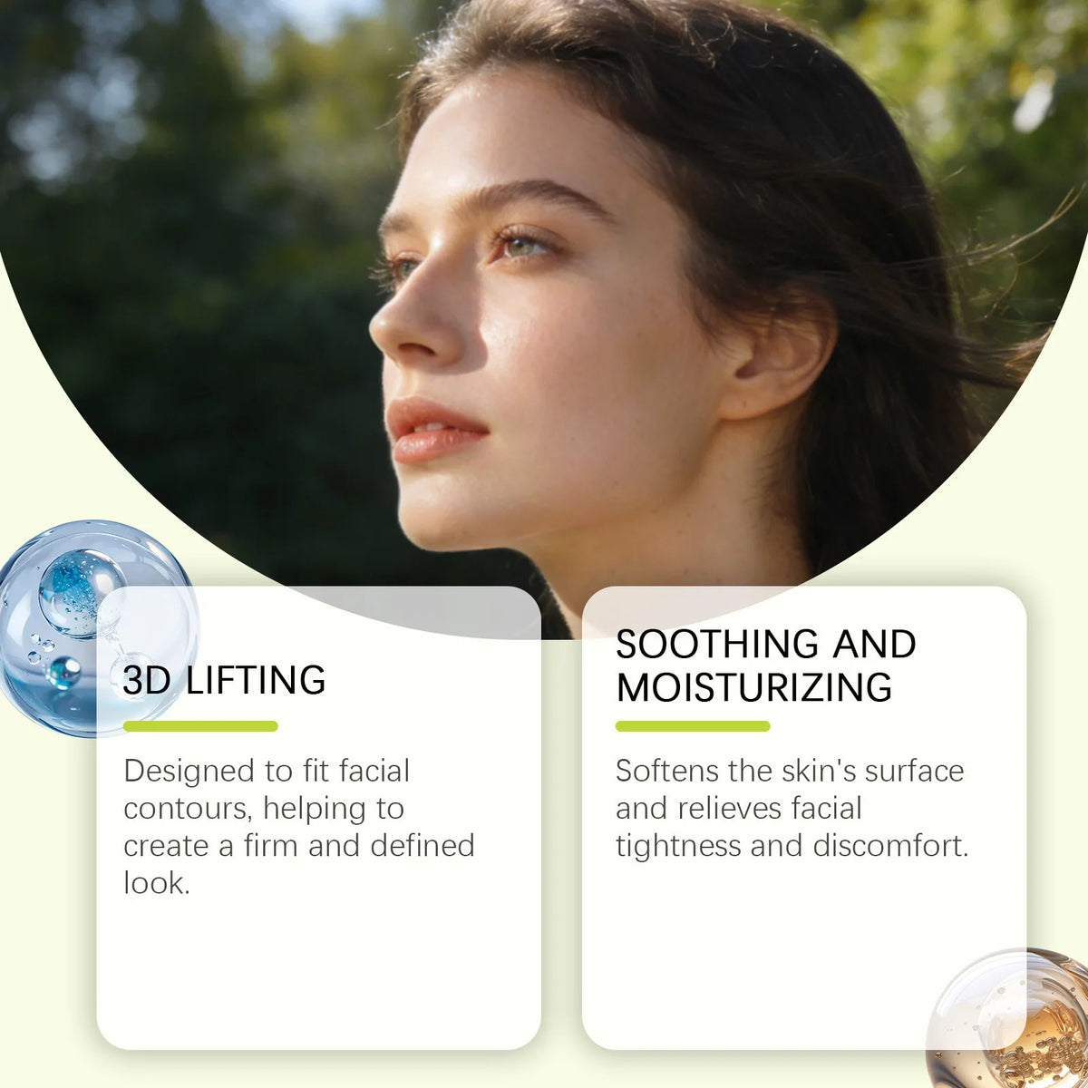 V-Shape Face Lifting Chin Mask – Firming & Contouring 4pc Face Lifting Mask SWANS