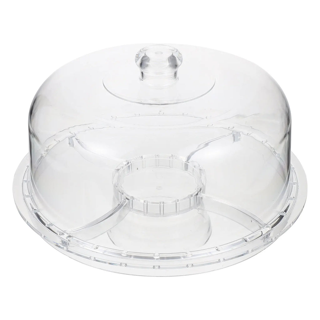 Transparent Acrylic Cake Stand with Lid – Wedding Dessert Tray Cake Display Stand SWANS