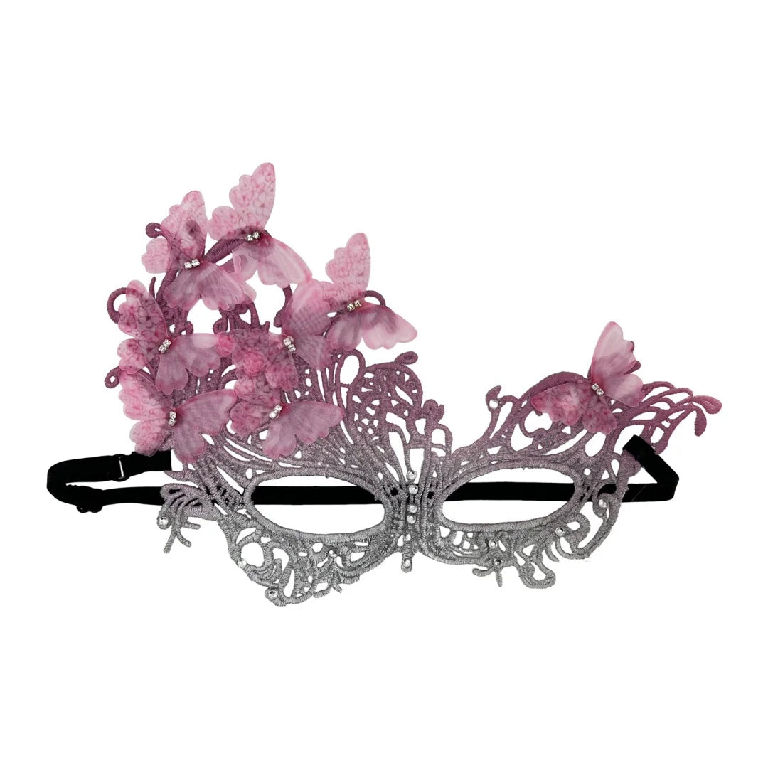 Rhinestone Butterfly Masquerade Mask – Lace Gradient Half Face Masquerade Mask SWANS