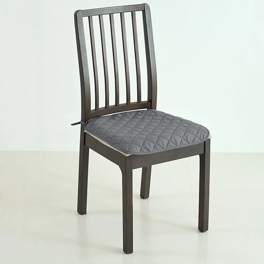 45x45cm Diamond Quilted Tie-On Chair Seat Cushion | Soft Pad Chair Seat Cushion SWANS
