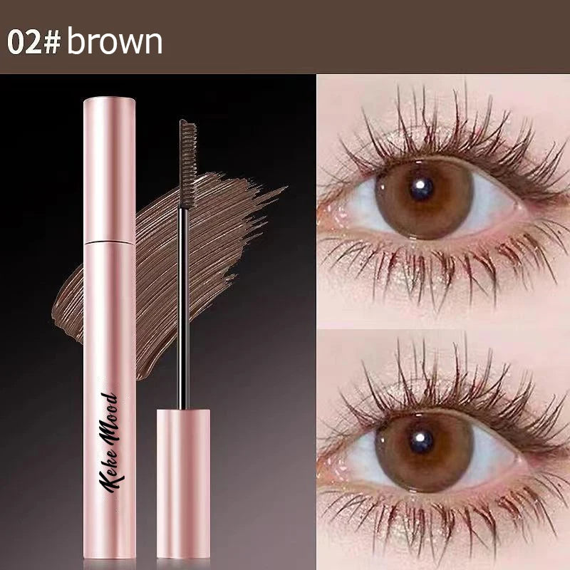 Waterproof Volumizing Mascara – Lengthening & Curling Lashes Waterproof Mascara SWANS 02 brown