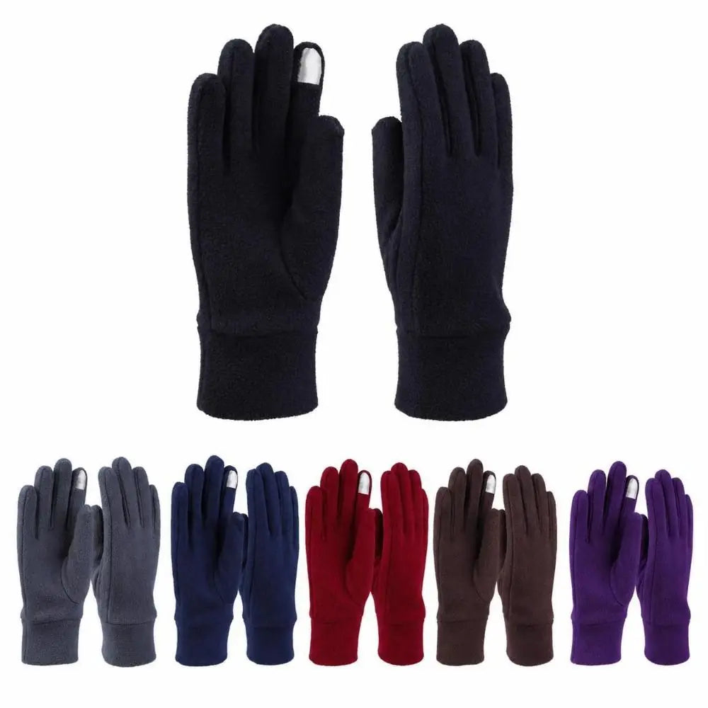 SWANS Polar Fleece Winter Gloves – Windproof Full Finger Unisex Winter Fleece Gloves SWANS