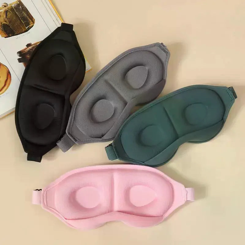 3D Contoured Sleep Mask – 100% Light Blocking, Zero Eye Pressure Sleep Eye Mask SWANS