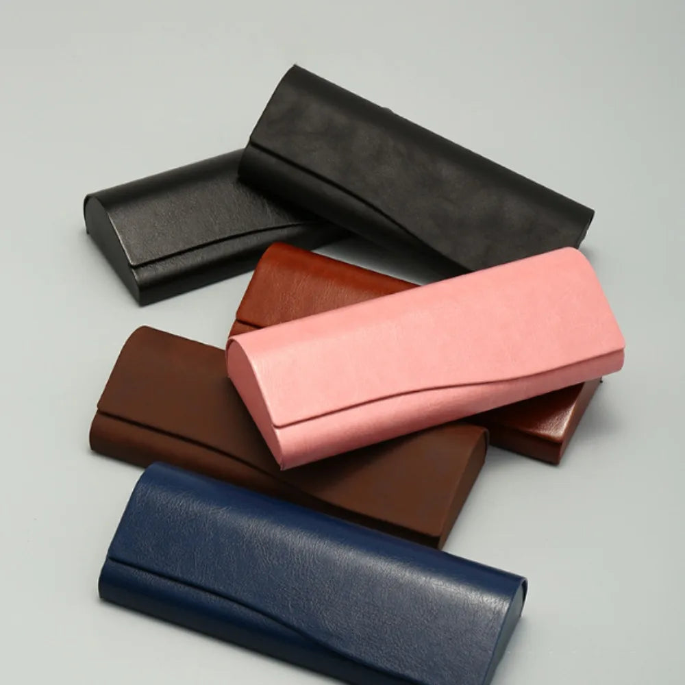 Vintage PU Leather Eyewear Case – Unisex Sunglasses Box Eyewear Case SWANS
