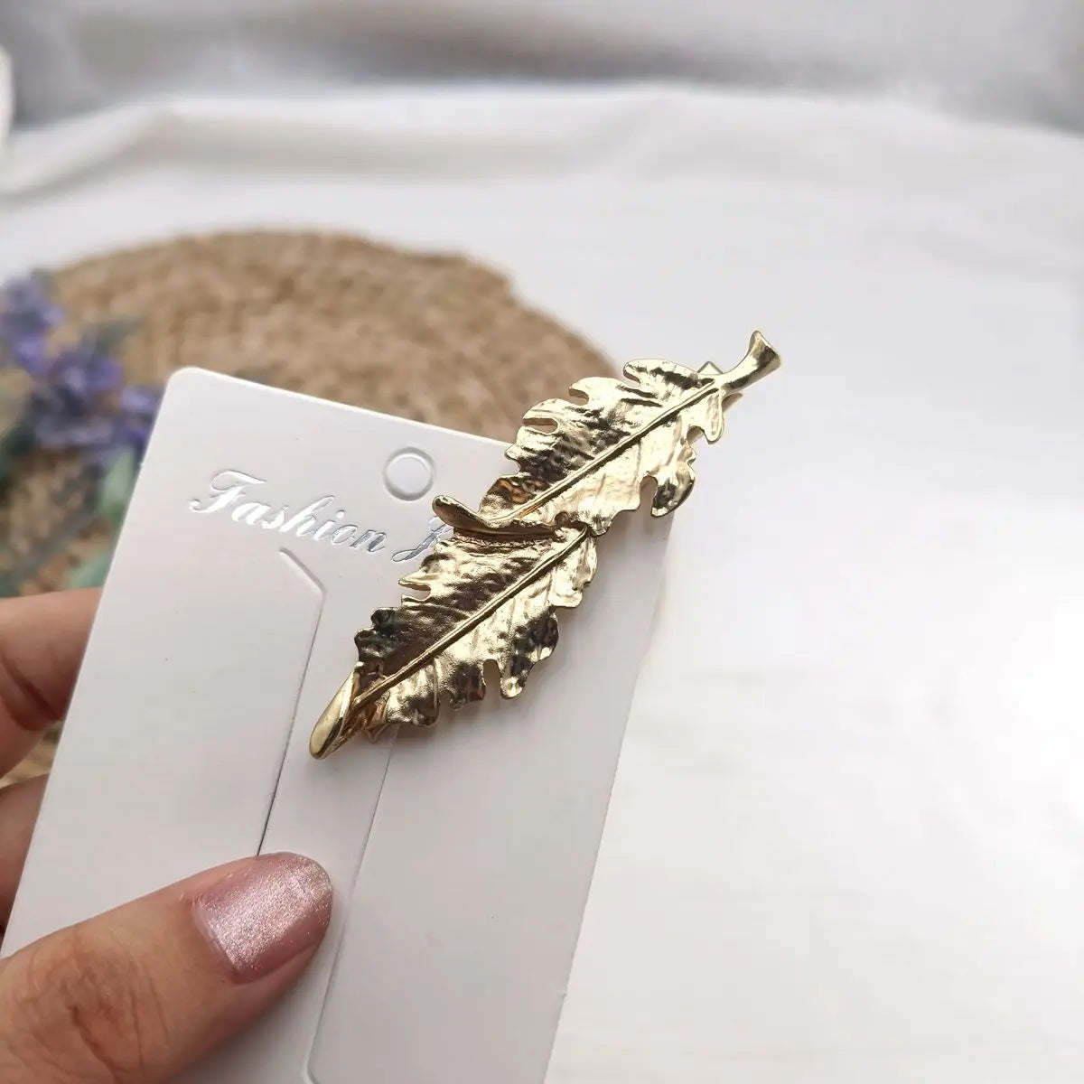 Women's Geometric Water Drop Alloy Hair Clip Barrette Hair Clip Barrette SWANS 02