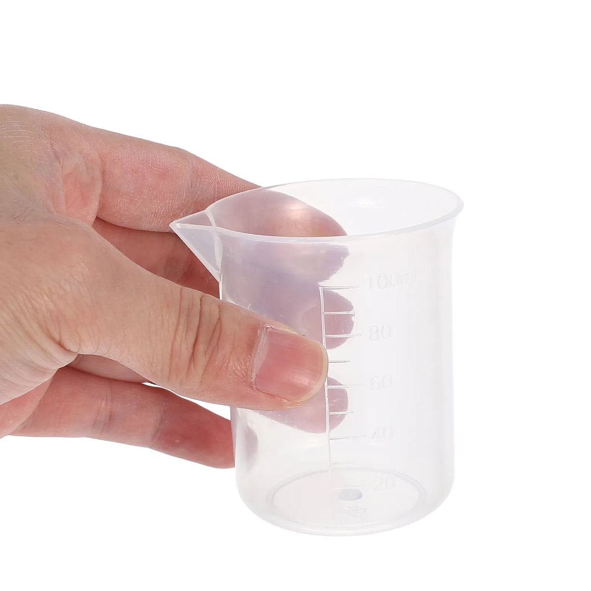 20-Pack 100mL PP Plastic Graduated Measuring Beakers | Lab & Kitchen Graduated Measuring Beakers SWANS Default Title