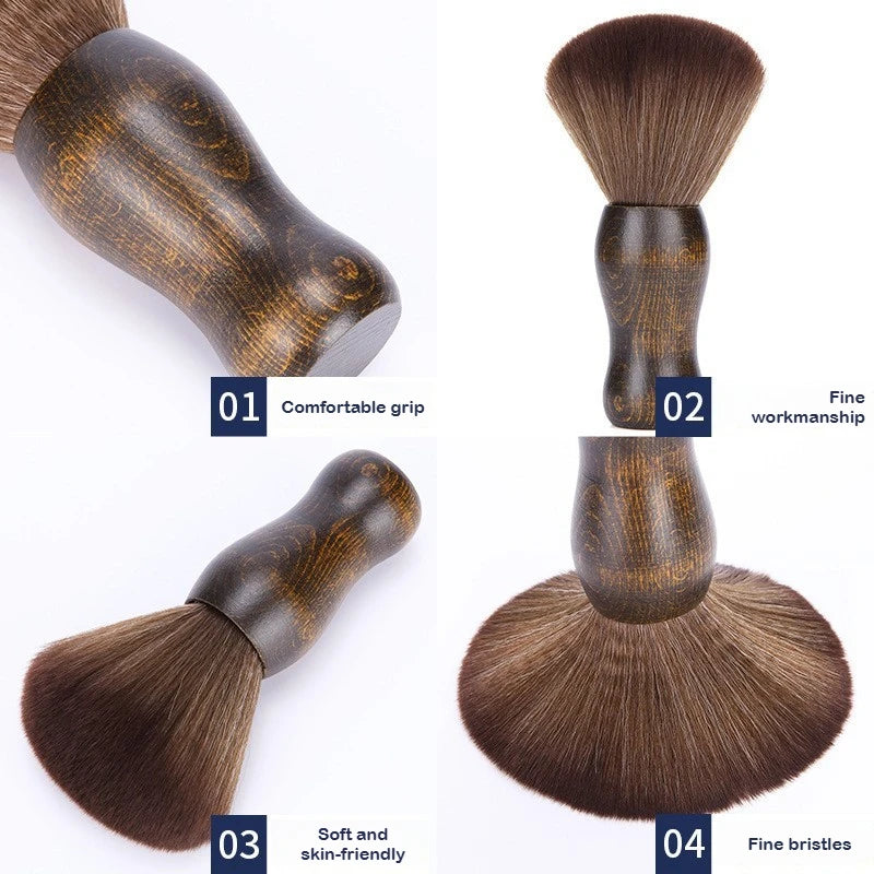 SWANS Soft Neck & Face Duster Brush for Barber Salon | Hair Neck Duster Brush SWANS